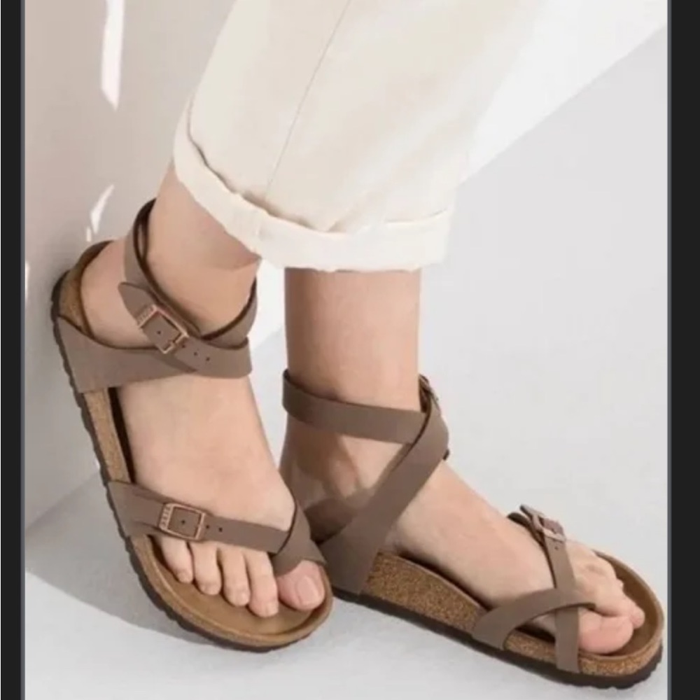 birkenstock yara wrap sandals size 7